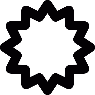 Star label vector logo