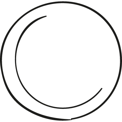 Round Plate vector logo