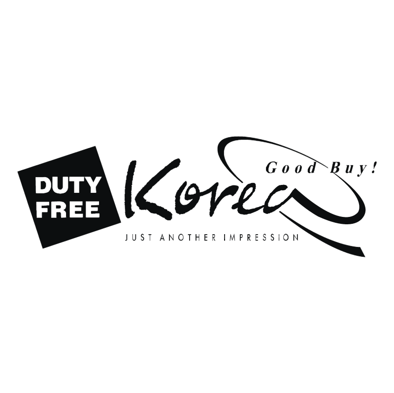 Duty Free Korea vector