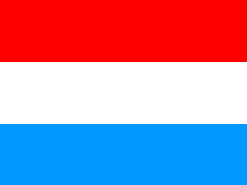Flag of Luxembourg vector