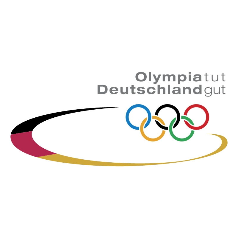 Olympia tut Deutschland gut vector logo
