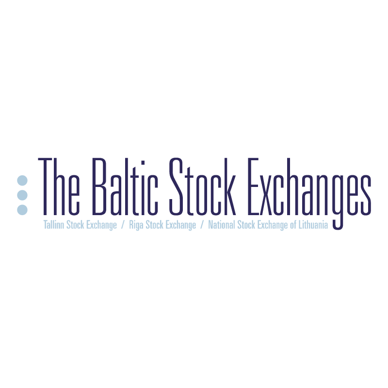 The Baltic Stock Exchanges vector logo