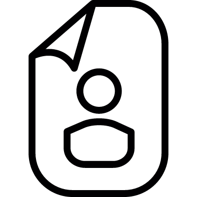 Personal page vector logo