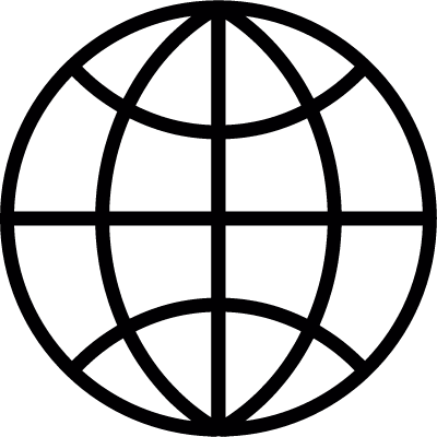 Circular grid vector logo