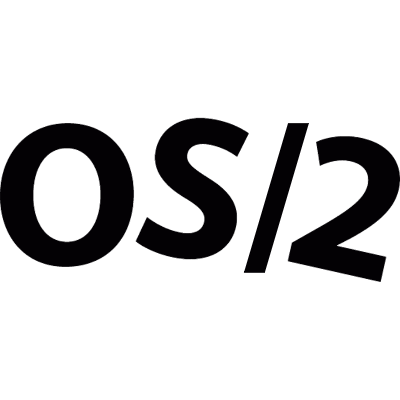 os/2 logo vector logo