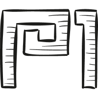 P1 Draw Logo vector