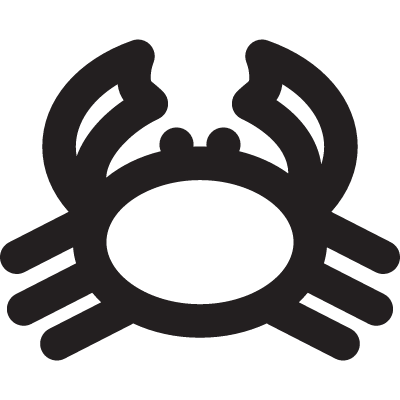 Wild Crab vector logo