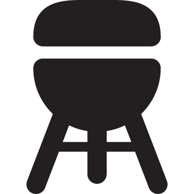 Closed grill vector logo