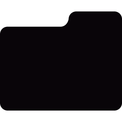 Little black folder vector logo