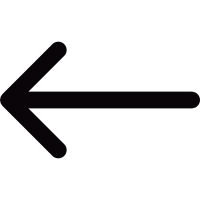 Little thin left arrow vector
