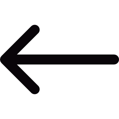 Little thin left arrow vector logo
