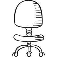 Desk Chair vector