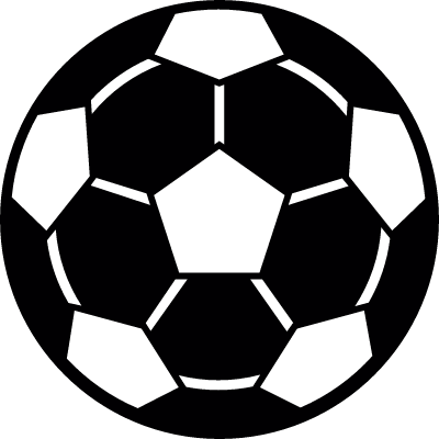 Soccer Ball silhouette vector logo