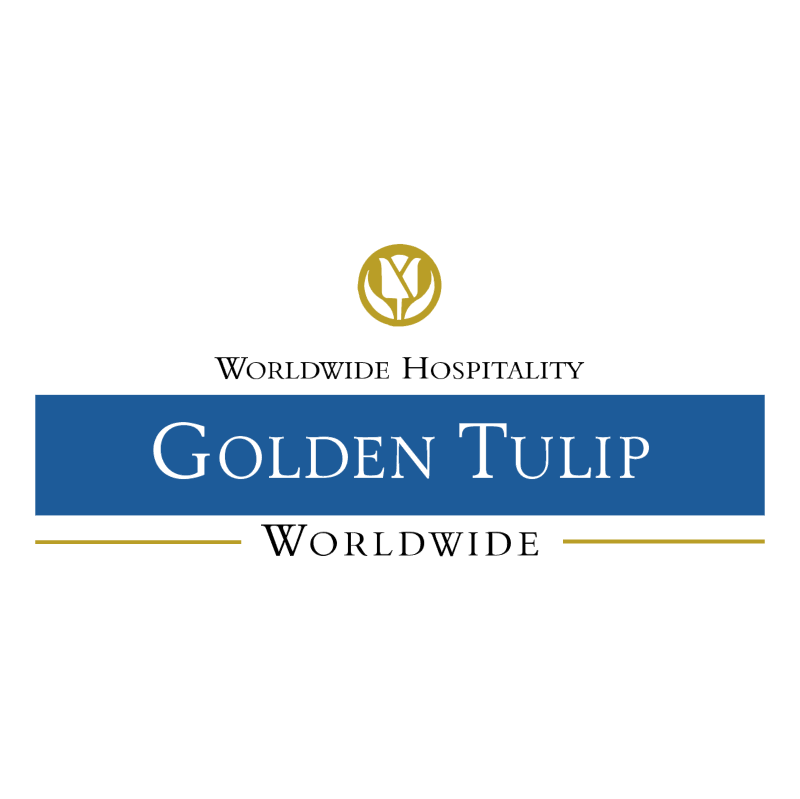 Golden Tulip vector logo