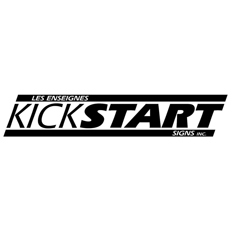 KickStart Signs vector
