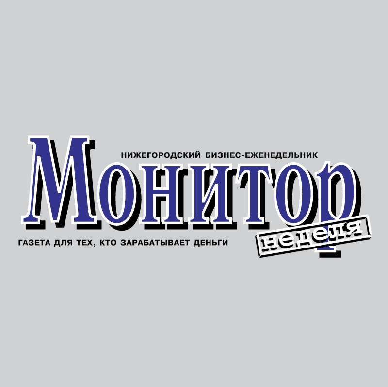 Monitor vector logo