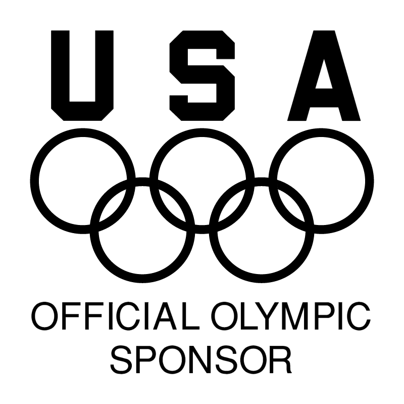 USA Official Olympic Sponsor vector