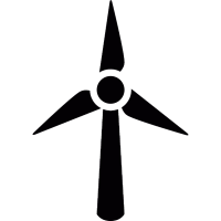 Turbine wind vector