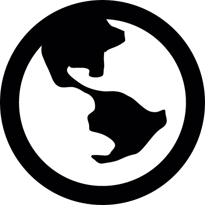 America Globe vector logo