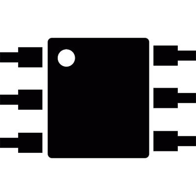 Integrated circuit vector logo