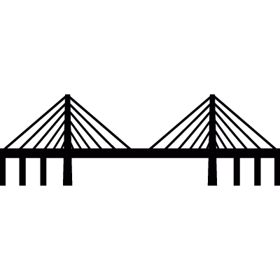 Leonard P. Zakim Bunker Hill Memorial Bridge vector logo