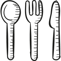 Kitchen Cutlery vector