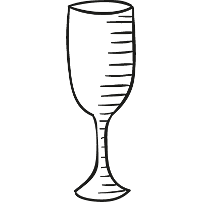 Glass Cup vector logo