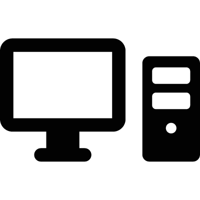 PC Equipment vector logo