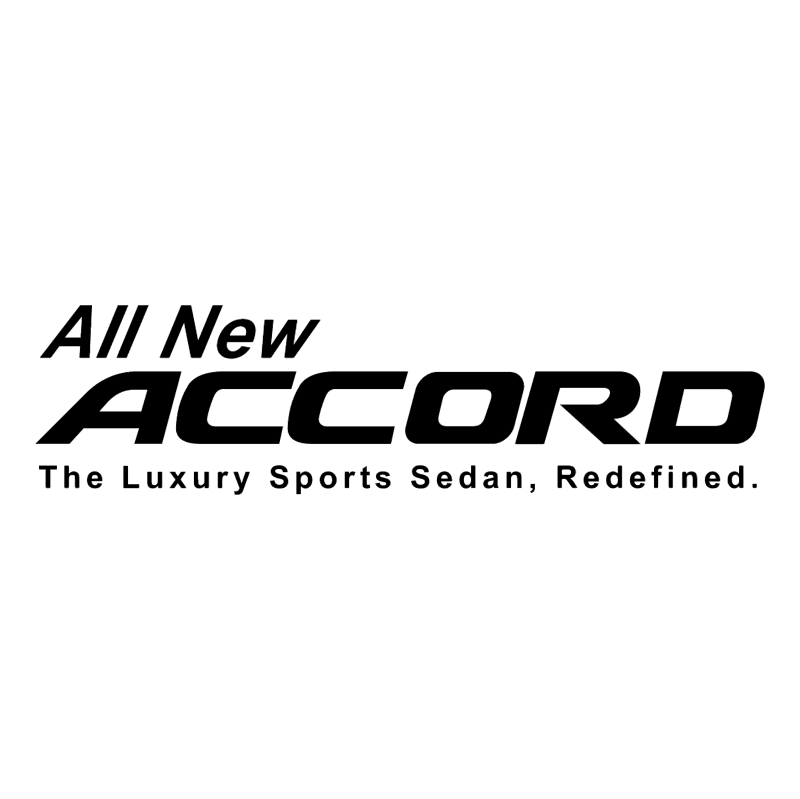 All New Accord vector