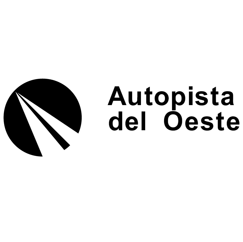 Autopista del Oeste vector logo