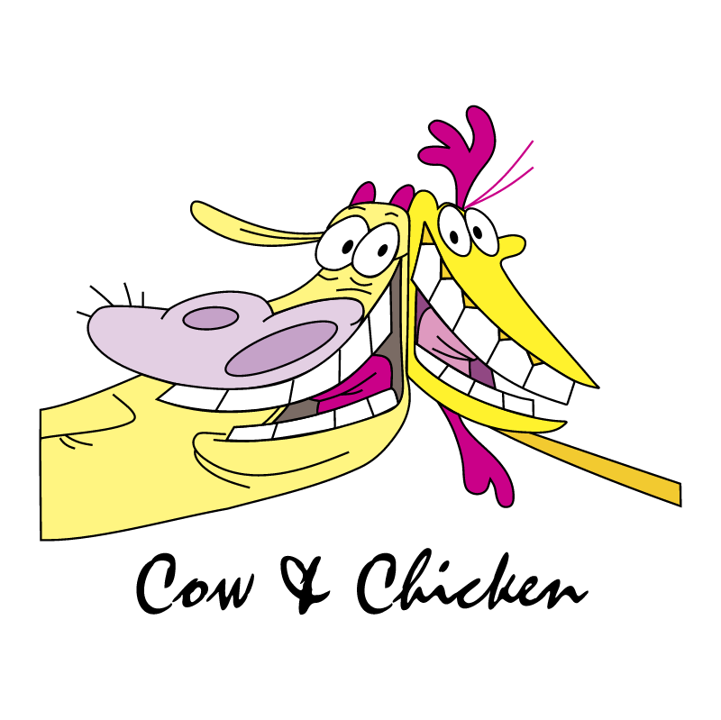 Cow & Chicken vector