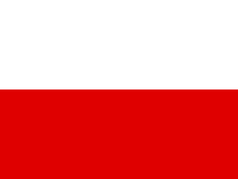 Flag of Poland vector