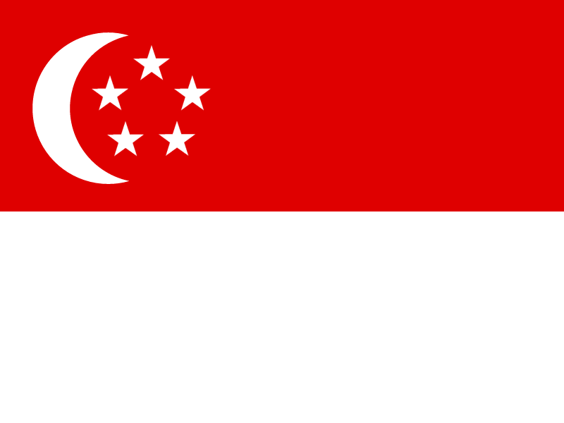 Flag of Singapore vector