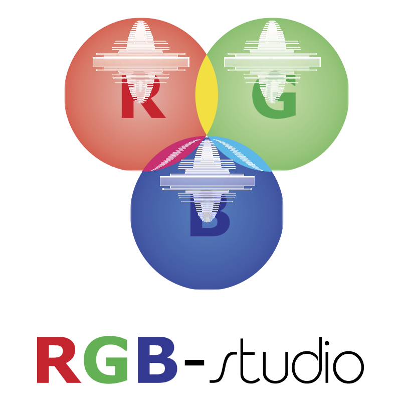 RGB studio vector logo