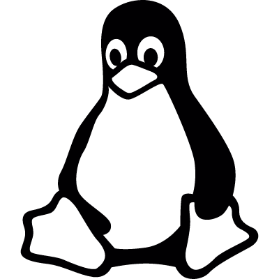 Linux platform vector logo