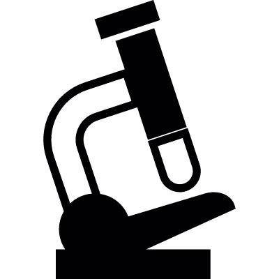 Microscope vector logo