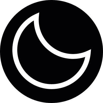 Moon Button vector logo