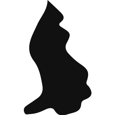Liechstenstein black country map shape vector logo