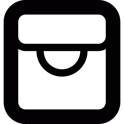 School bag vector logo