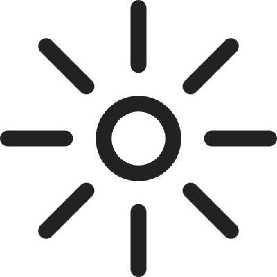 Brightness Symbol vector logo