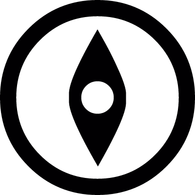 Compass tool vector logo