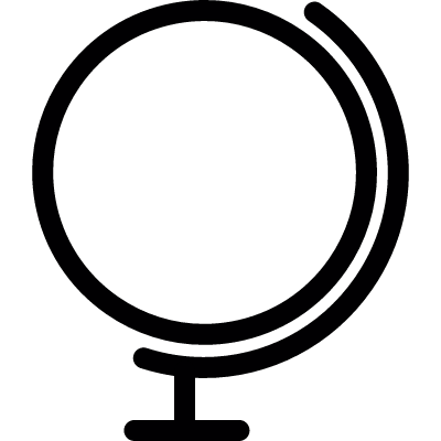 Earth Globe vector logo