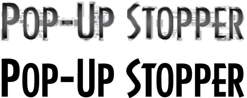 PopUp Stopper vector logo