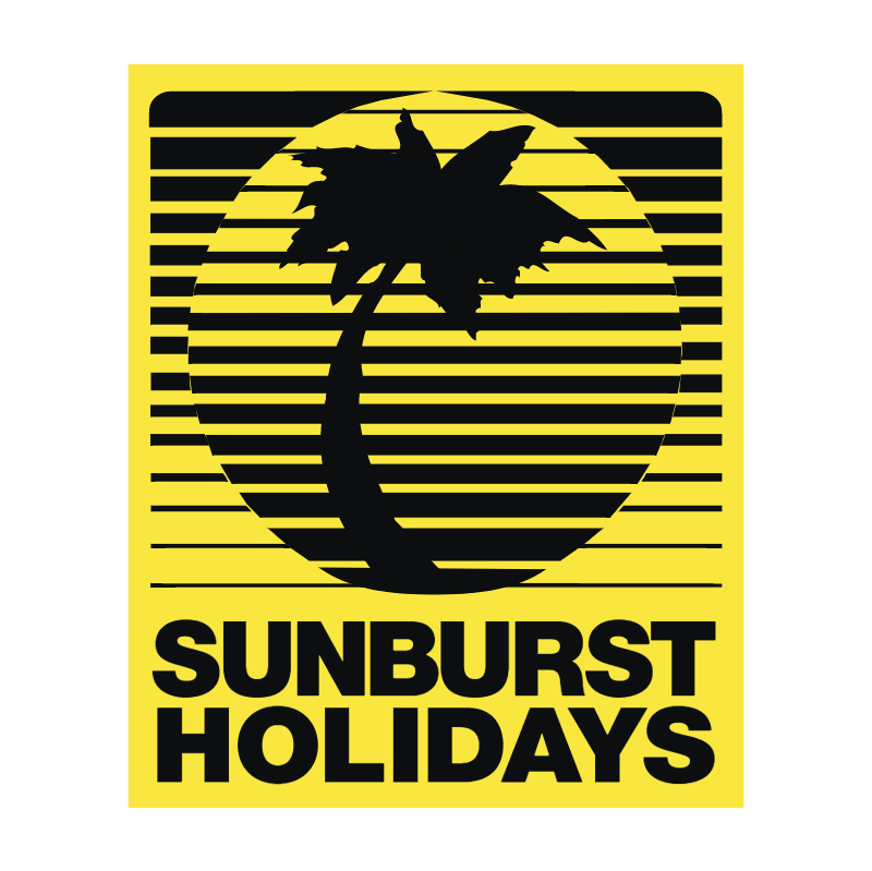 Sunburst Holidays vector logo