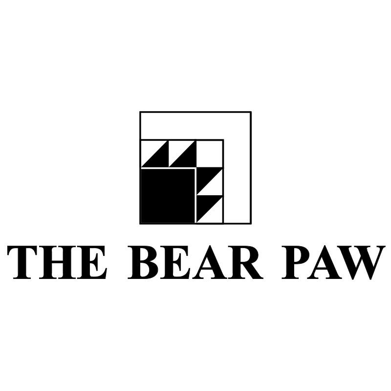 The Bear Paw vector logo