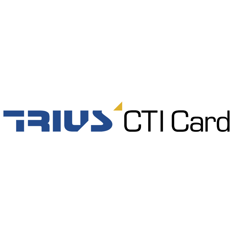 Trius CTI Card vector