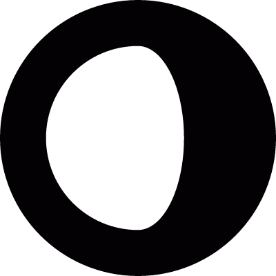 Crescent moon vector logo