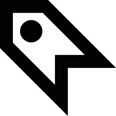 Bookmark tag vector logo
