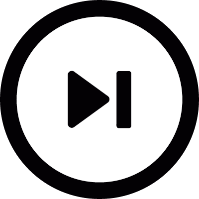 Skip circular button vector logo