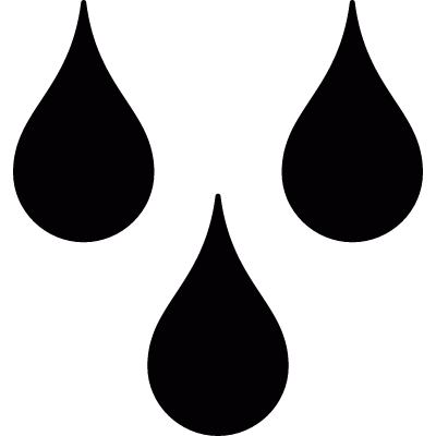 Drops of water vector logo
